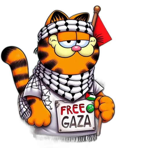 cartoon, character, like, garfield transparent PNG cut-out