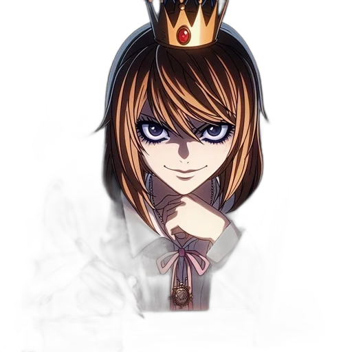 crown, staff, jewelry, anime transparent PNG cut-out