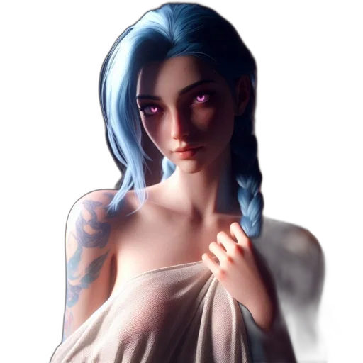 dress, jewelry, face, staff transparent PNG cut-out