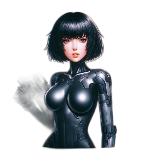 robot, dress, jacket, concept art transparent PNG cut-out