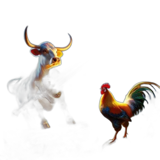 animal, dragon, concept art, 3d render transparent PNG cut-out