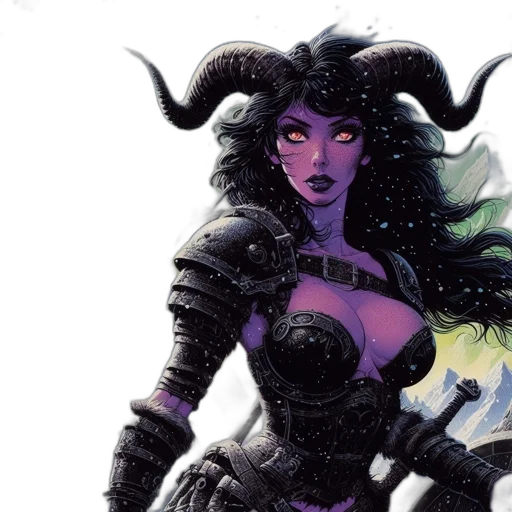 comic book art, fantasy art, concept art, regal transparent PNG cut-out