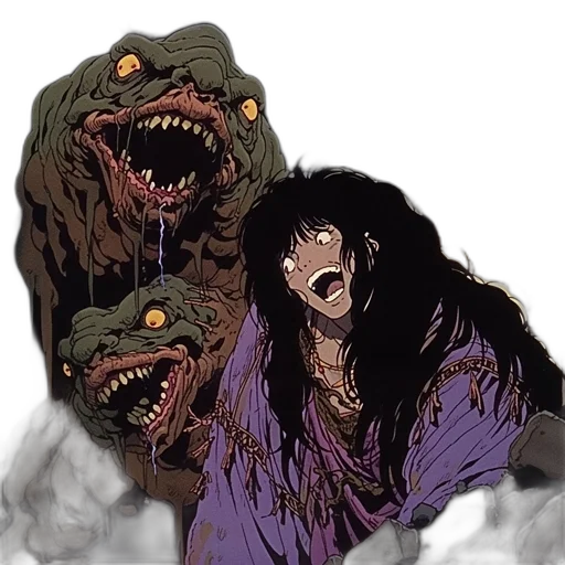 creature, concept art, comic book art, fantasy art transparent PNG cut-out