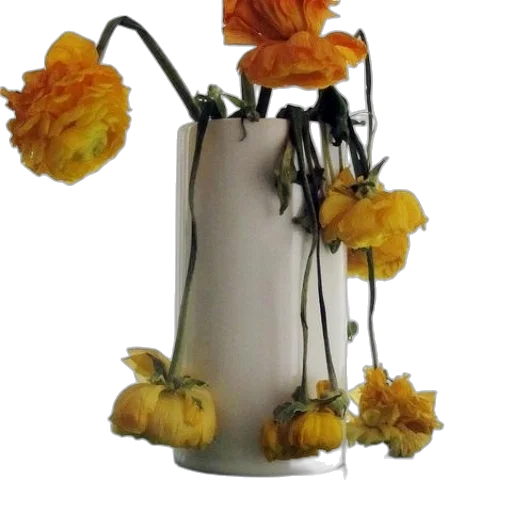 flower, crown, staff, photorealistic transparent PNG cut-out