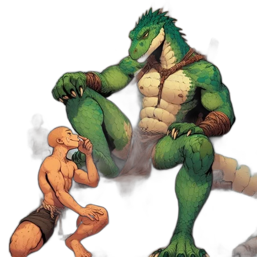 creature, concept art, comic book art, fantasy art transparent PNG cut-out