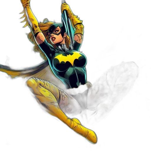 comic book art, concept art, watercolor, fantasy art transparent PNG cut-out