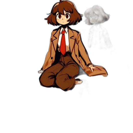 jacket, staff, creature, umbrella transparent PNG cut-out