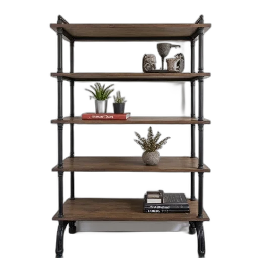 furniture, tall, shelving, unit transparent PNG cut-out