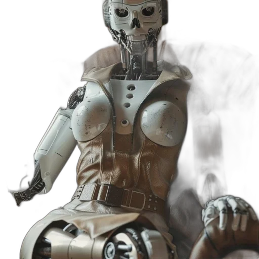robot, mask, creature, face transparent PNG cut-out