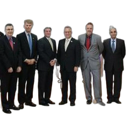 staff, jacket, group, men transparent PNG cut-out