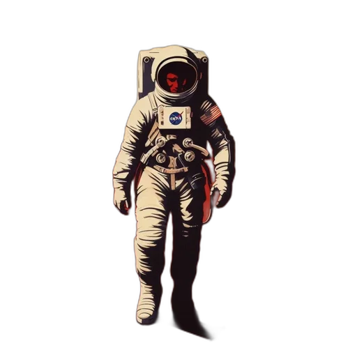 robot, jacket, staff, mask transparent PNG cut-out