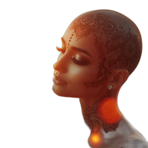 robot, jewelry, face, crown transparent PNG cut-out