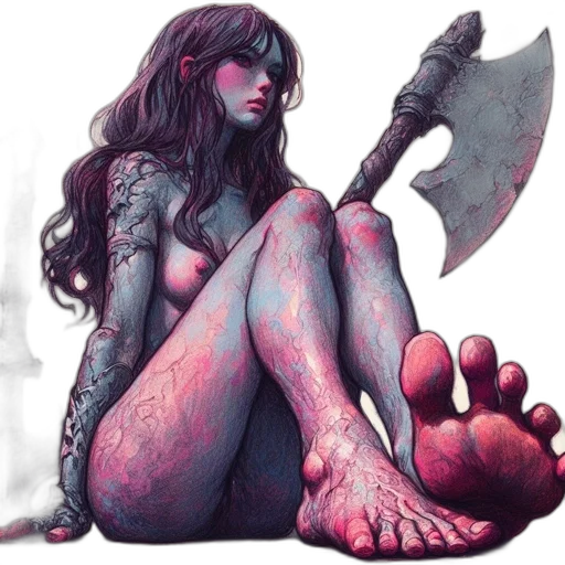 creature, fantasy art, comic book art, concept art transparent PNG cut-out