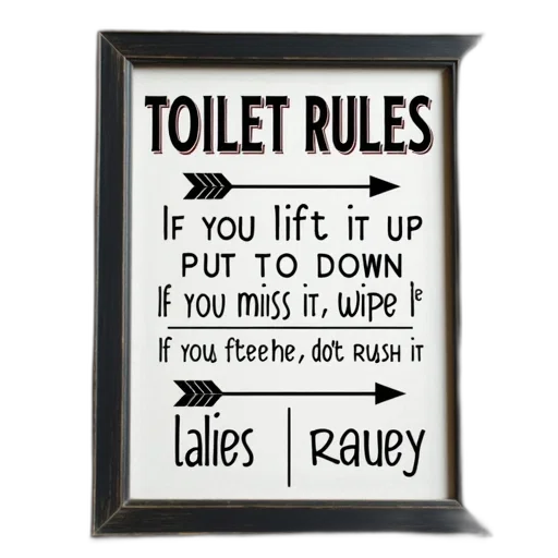 framed, sign, vintage, aesthetic transparent PNG cut-out