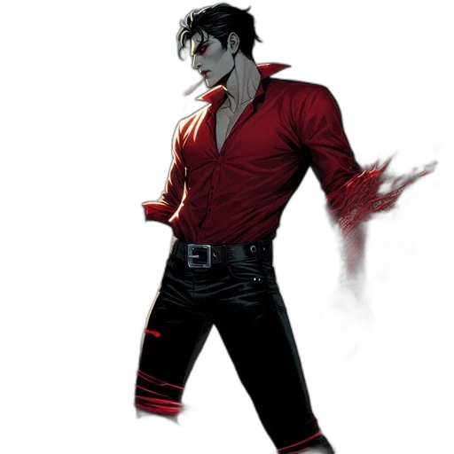 jacket, staff, concept art, comic book art transparent PNG cut-out