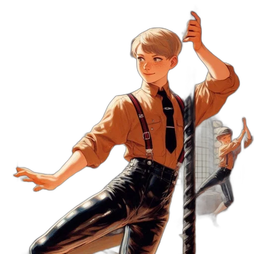 staff, jacket, sword, weapon transparent PNG cut-out