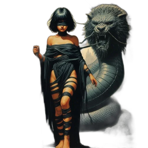creature, concept art, fantasy art, comic book art transparent PNG cut-out