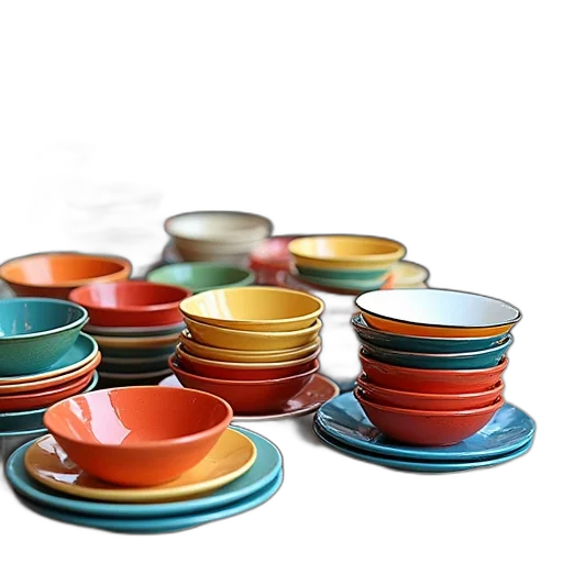 food, 3d render, colorful, collection transparent PNG cut-out
