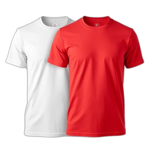 red, two, pack, shirts transparent PNG cut-out