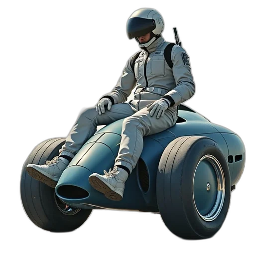 car, robot, jacket, concept art transparent PNG cut-out