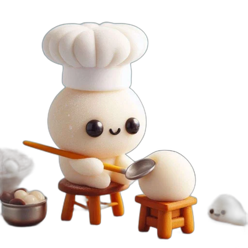 food, staff, 3d render, concept art transparent PNG cut-out