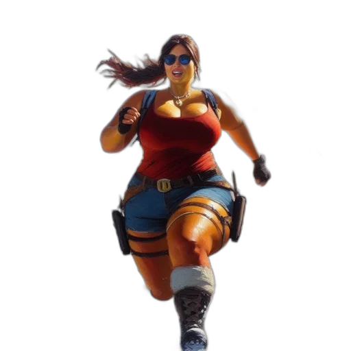 weapon, staff, face, dress transparent PNG cut-out