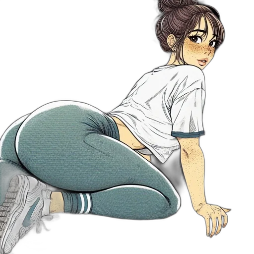 staff, anime, cartoon, concept art transparent PNG cut-out