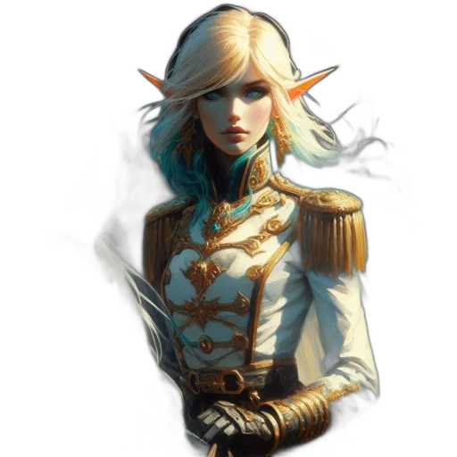 staff, face, crown, jacket transparent PNG cut-out