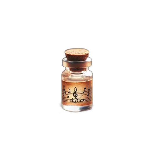 bottle, dragon, crown, photorealistic transparent PNG cut-out