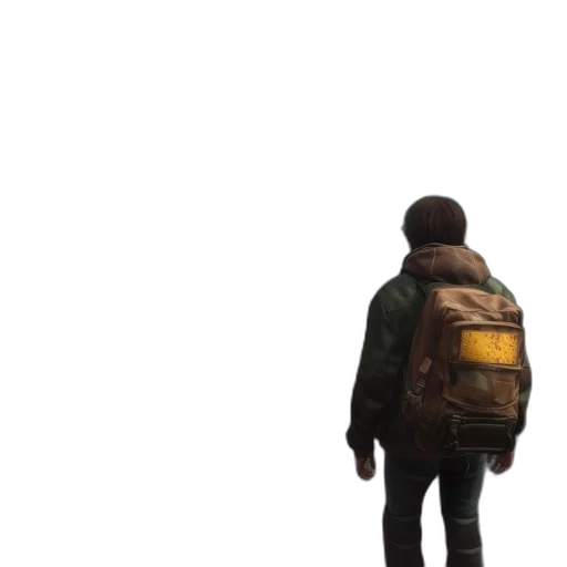 jacket, robot, creature, weapon transparent PNG cut-out