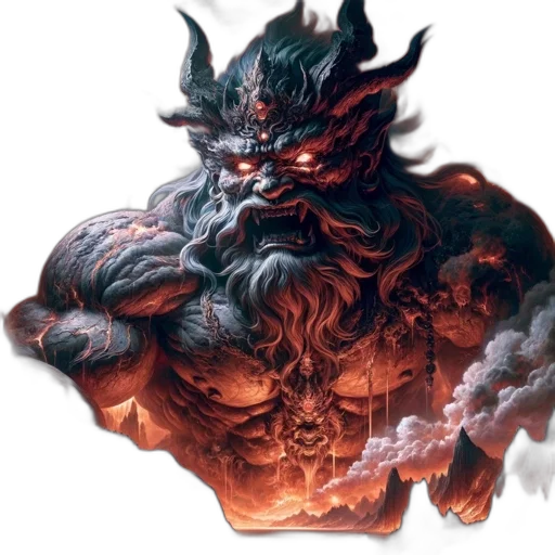 dragon, creature, face, staff transparent PNG cut-out