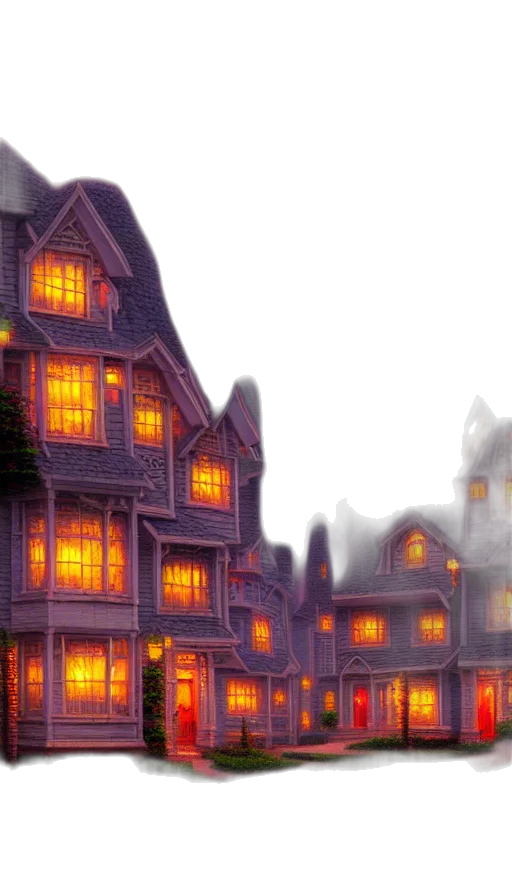 building, concept art, fantasy art, watercolor transparent PNG cut-out