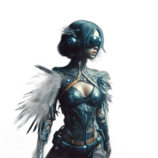 mask, dress, weapon, concept art transparent PNG cut-out