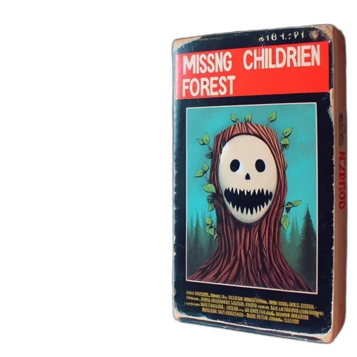 mask, creature, vhs, tapes transparent PNG cut-out