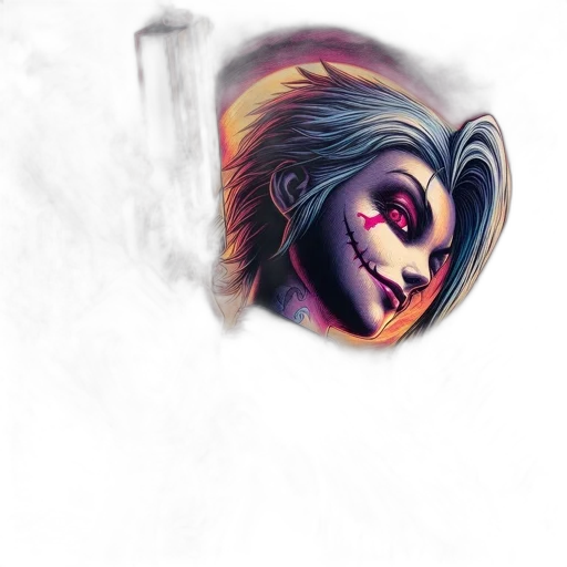 mask, face, staff, hair transparent PNG cut-out