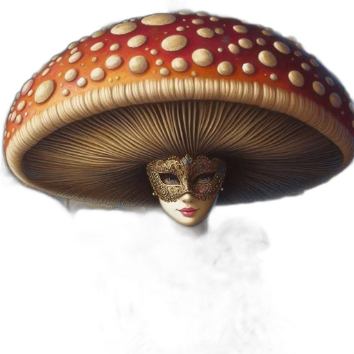 hat, crown, mask, umbrella transparent PNG cut-out