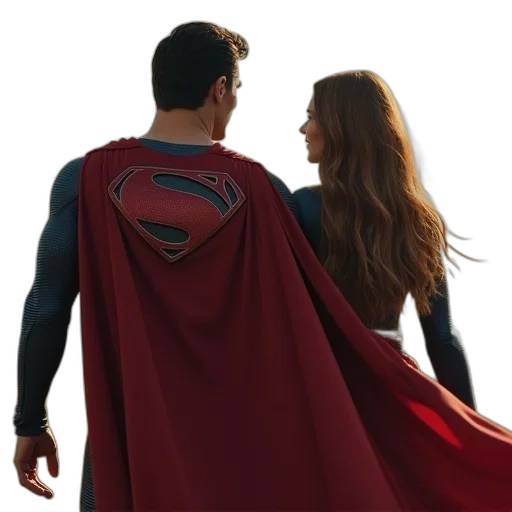 comic book art, concept art, superman, man transparent PNG cut-out