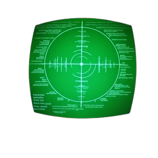 weapon, green, radar, screen transparent PNG cut-out