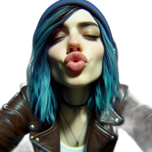 face, photorealistic, 3d render, concept art transparent PNG cut-out