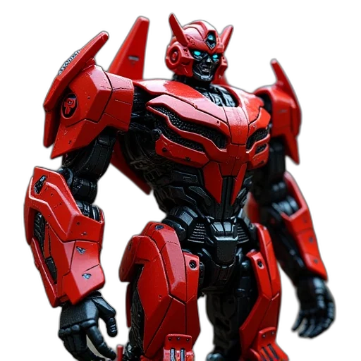 robot, 3d render, concept art, photorealistic transparent PNG cut-out