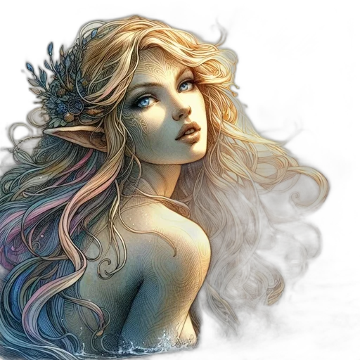 dragon, fantasy art, concept art, watercolor transparent PNG cut-out