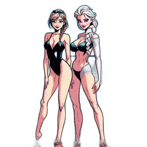 comic book art, concept art, pixel art, cartoon transparent PNG cut-out
