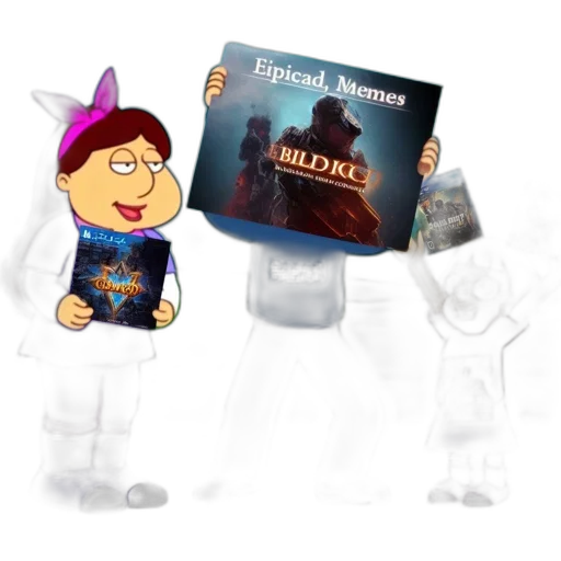 concept art, 3d render, amusing, family transparent PNG cut-out