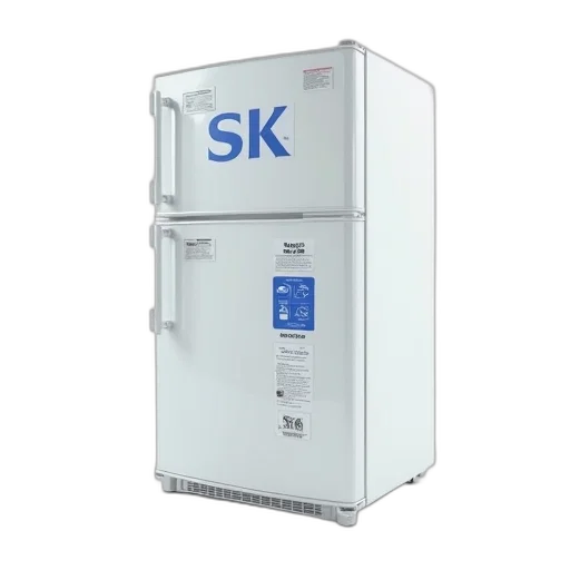 3d render, white, refrigerator, transparent transparent PNG cut-out