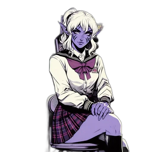 staff, jacket, dress, comic book art transparent PNG cut-out