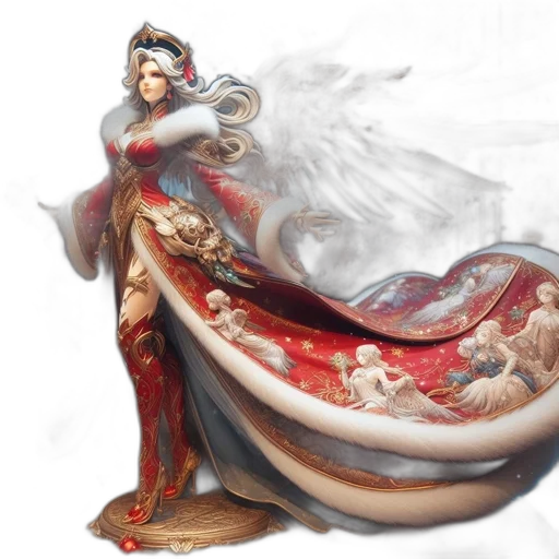 dragon, jewelry, dress, crown transparent PNG cut-out