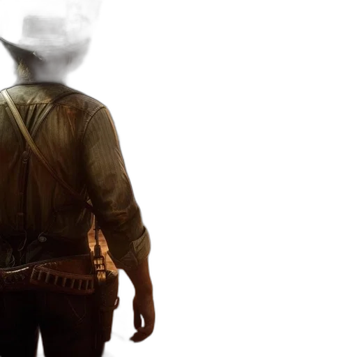 jacket, hat, weapon, concept art transparent PNG cut-out