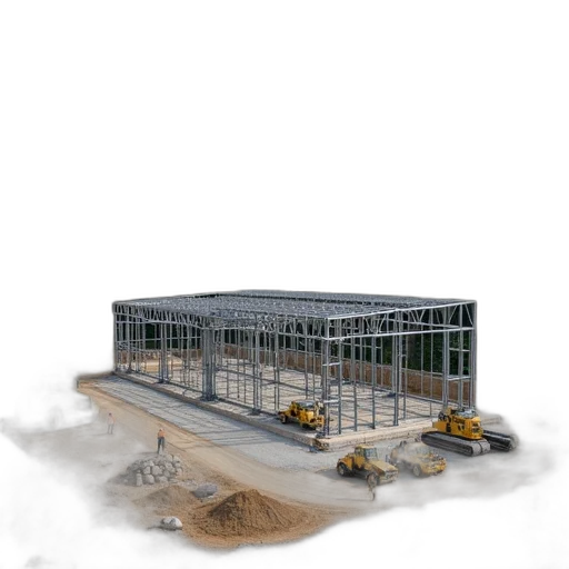 building, concept art, 3d render, photorealistic transparent PNG cut-out