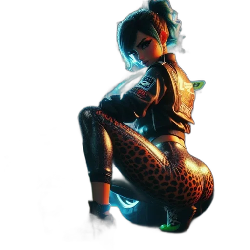 jacket, robot, cyberpunk, concept art transparent PNG cut-out