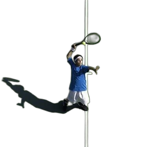 staff, tennis, player, blue transparent PNG cut-out
